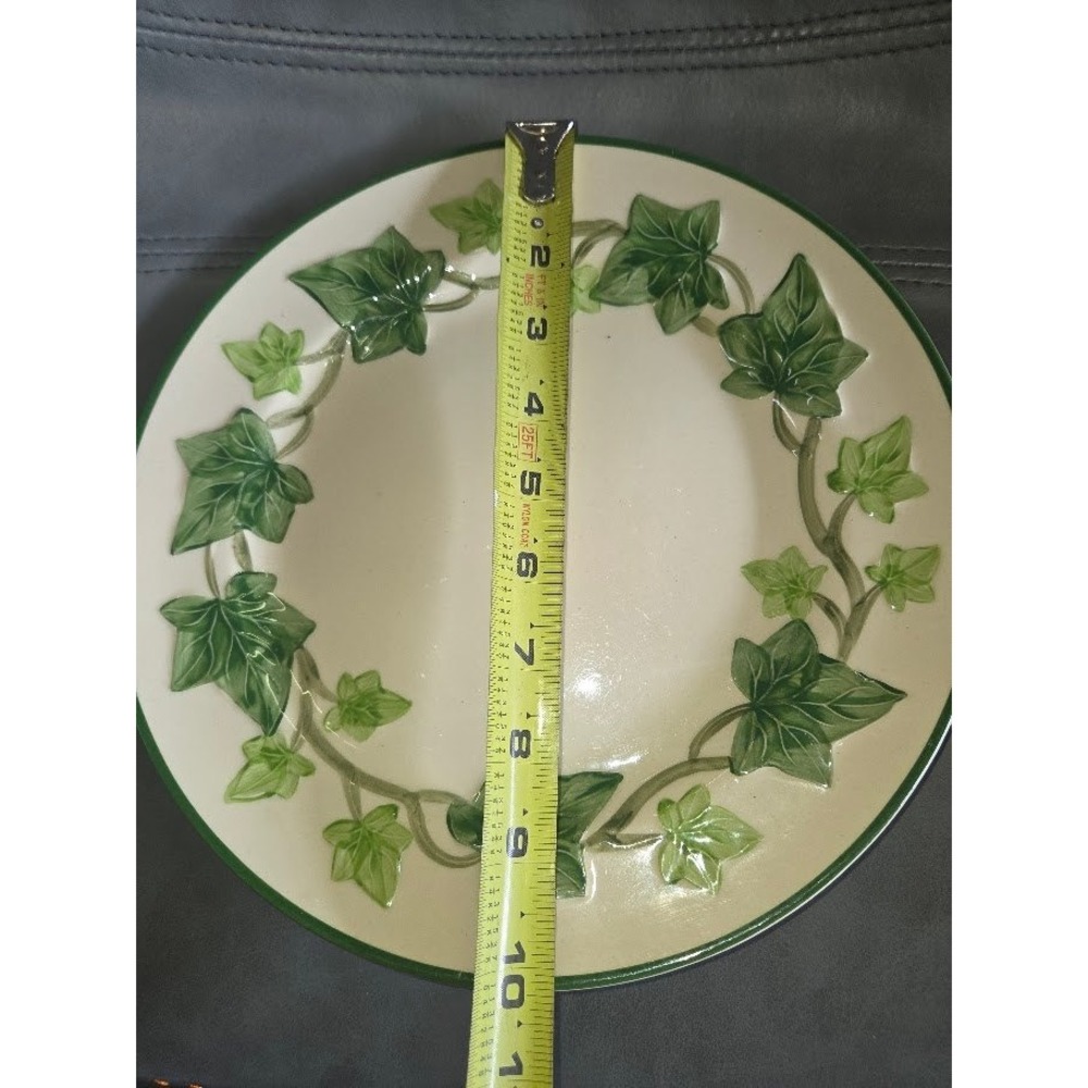 Franciscan Ivy Dinner Plate Hand Decorated Gladding McBean California 10.5 Inch - Picture 3 of 3